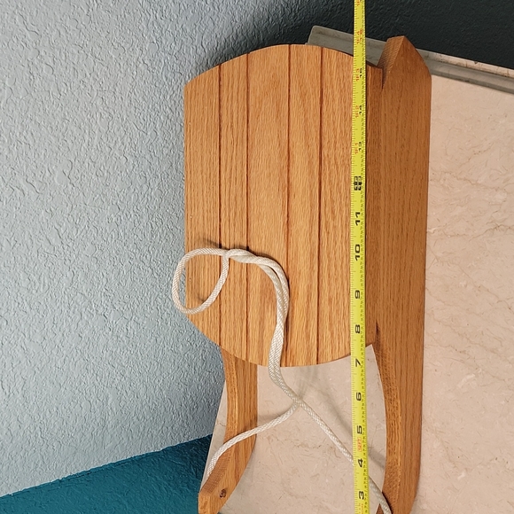 Decorative Wooden Sled - Picture 4 of 5
